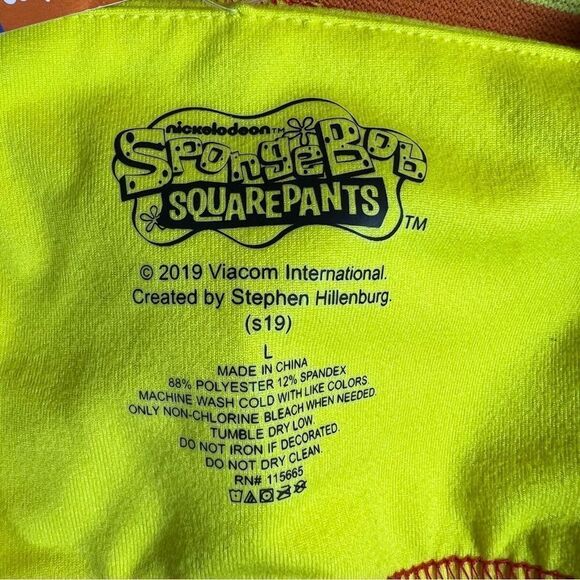 Hot Topic SpongeBob SquarePants Rainbow Sports Bra - Picture 7 of 7